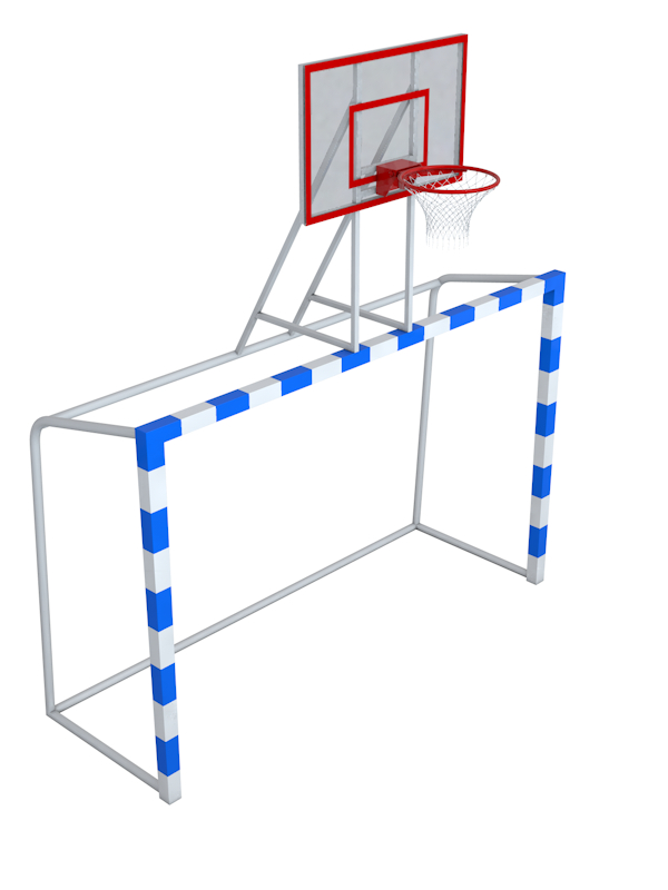 фото Ворота с баскетбольным щитом glav 7.102 шт