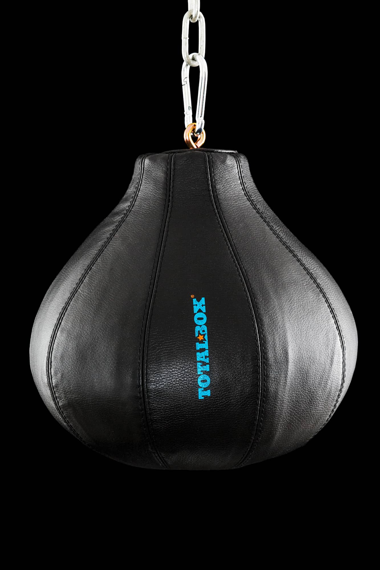 фото Груша кожаная боксерская шар на крючке 15 кг totalbox гбк 40-15