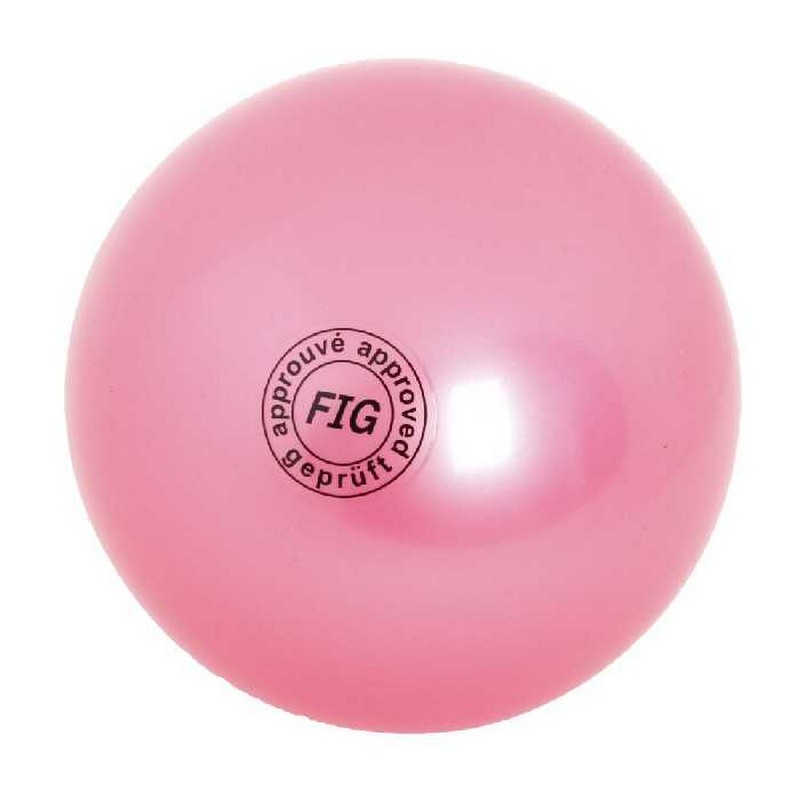 фото Мяч для художественной гимнастики indigo d=19 см розовый