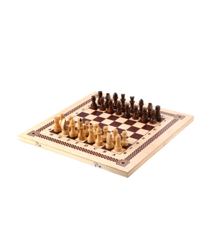 фото Игра 3 в1 шашки, шахматы, нарды 40х20х3,6 см nobrand