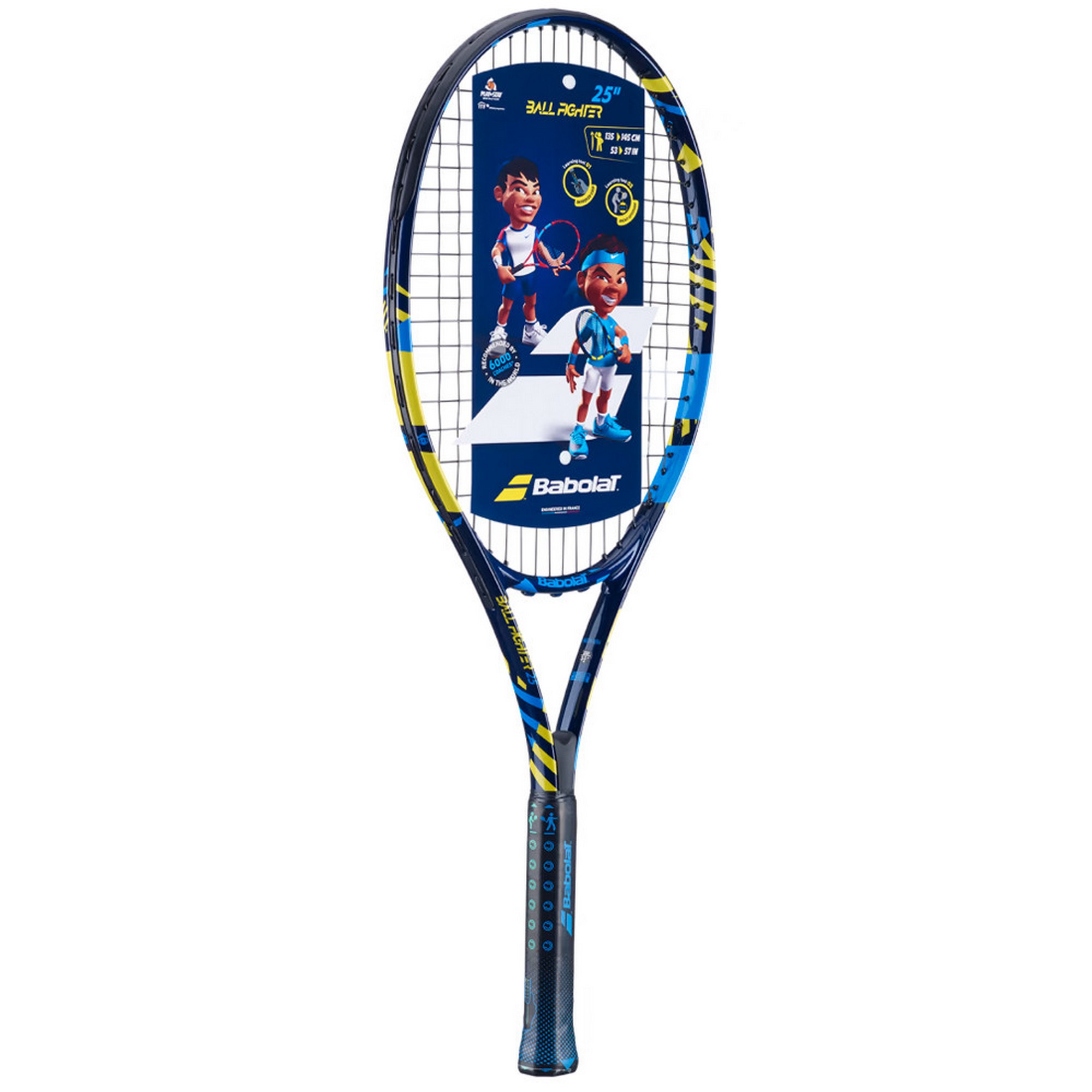 фото Ракетка для большого тенниса детская babolat ballfighter 25 gr00 140482 сине-красный