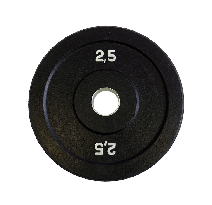 фото Диск бамперный 2,5 кг original fit.tools ft-bpb-2,5 черный