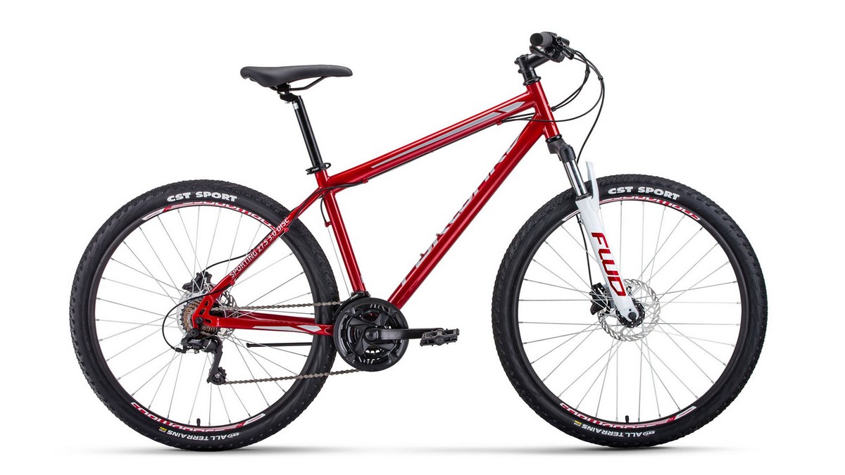 фото Велосипед 27,5 quot; forward sporting 27,5 3.0 disc темно-красный\серый 19-20 г forward (велосипеды)