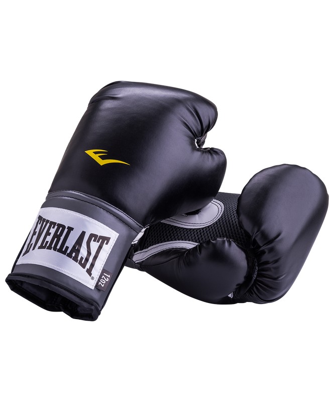 фото Перчатки тренировочные everlast pro style anti-mb 2314u, 14oz, к/з, черный