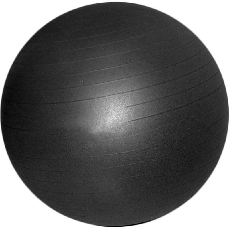 фото Гимнастический мяч gym ball anti-burst d26125 55см черный nobrand