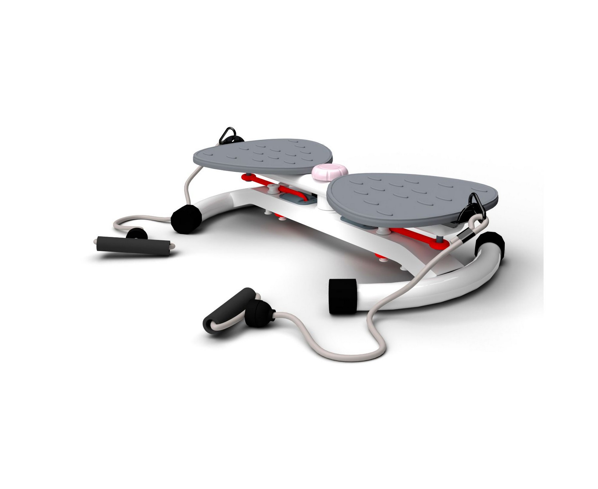 фото Фитнес платформа dfc twister bow с эспандерами tw-s108gr серый