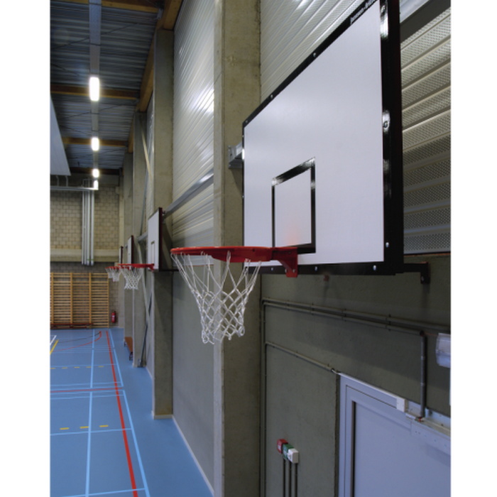 фото Щит баскетбольный schelde sports деревянный, прямоугольный 120х90 см 3211015