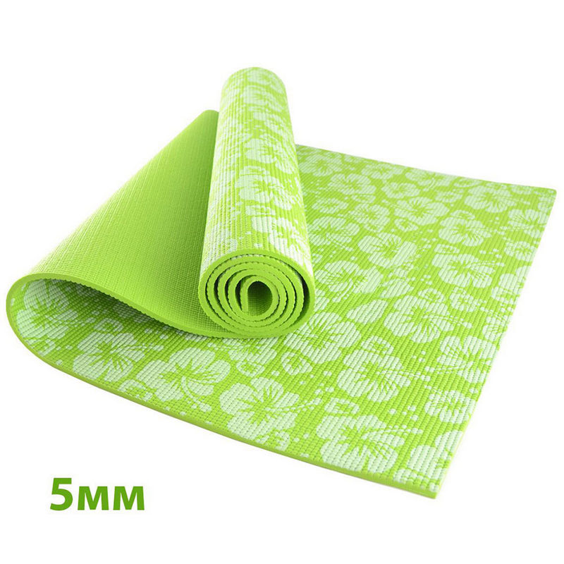 фото Коврик для йоги sportex hkem113-05-green, зеленый