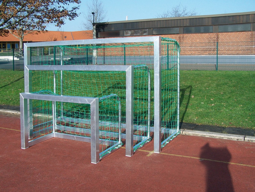 фото Ворота для тренировок, алюминиевые, маленькие 1,20х0,80 м, глубина 0,7 м haspo 924-17245 шт