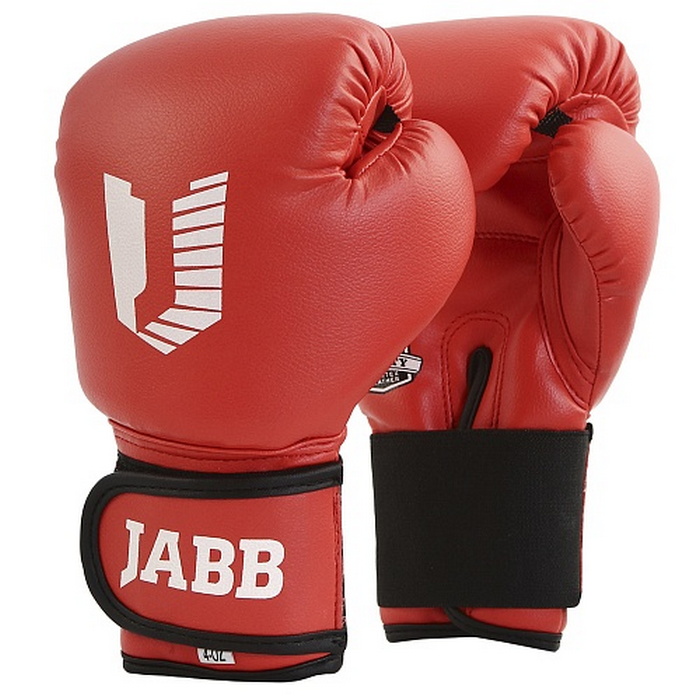 фото Боксерские перчатки jabb je-2021a/basic jr 21a красный 6oz