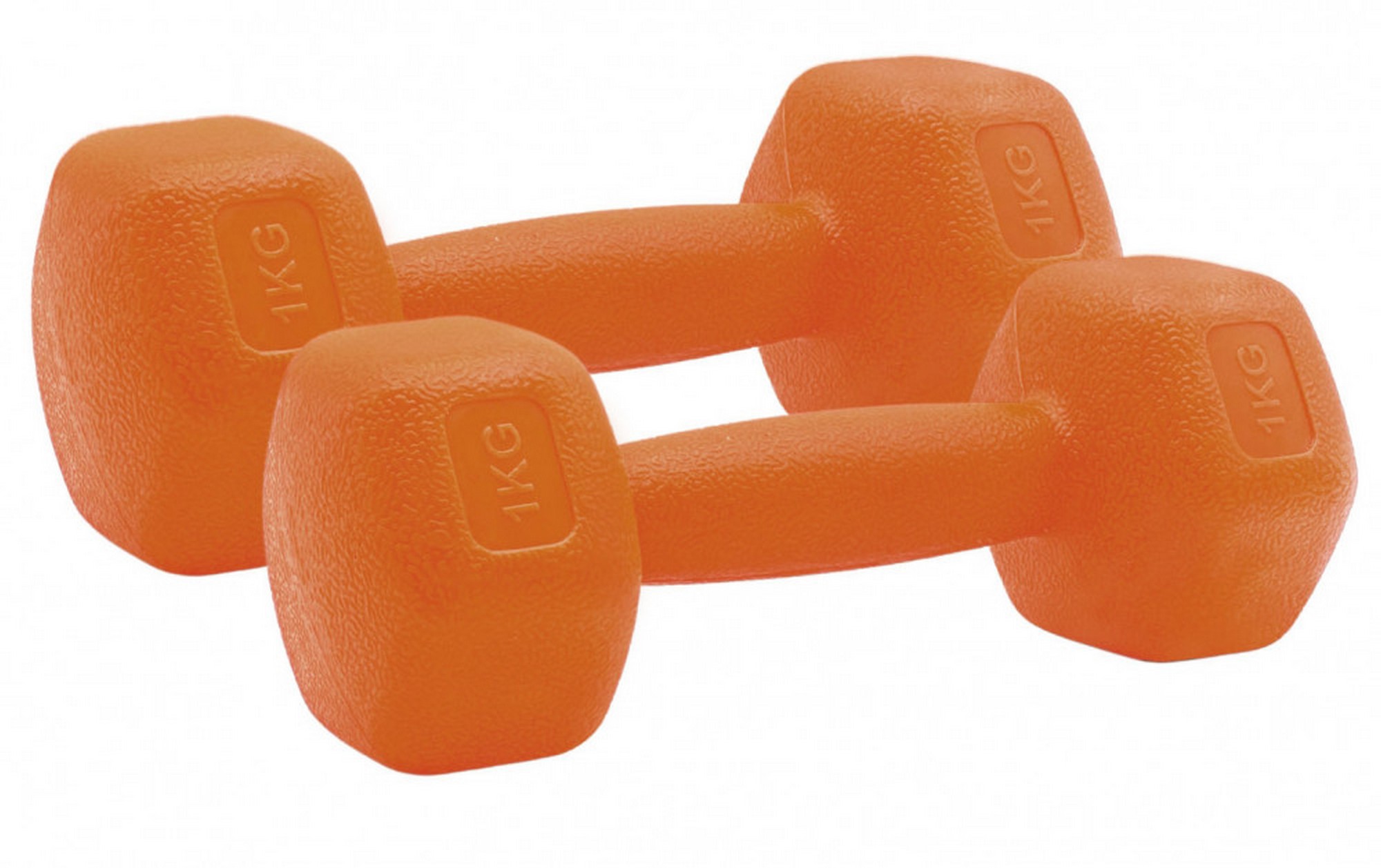 фото Гантели для фитнеса sport elite 2х1 кг h-201 оранжевый