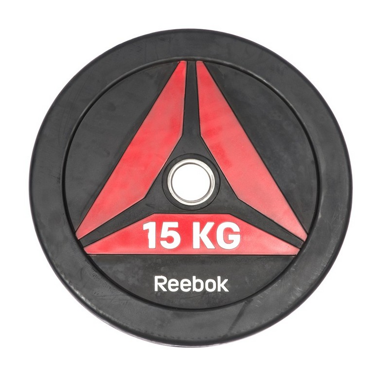 фото Олимпийский диск для кроссфит reebok rswt-13150 d50 мм 15 кг