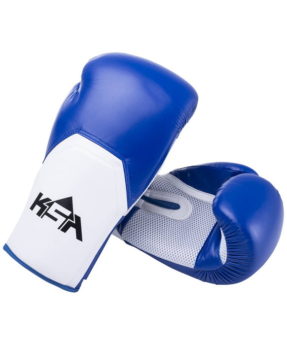 фото Перчатки боксерские ksa scorpio blue, к/з, 12 oz