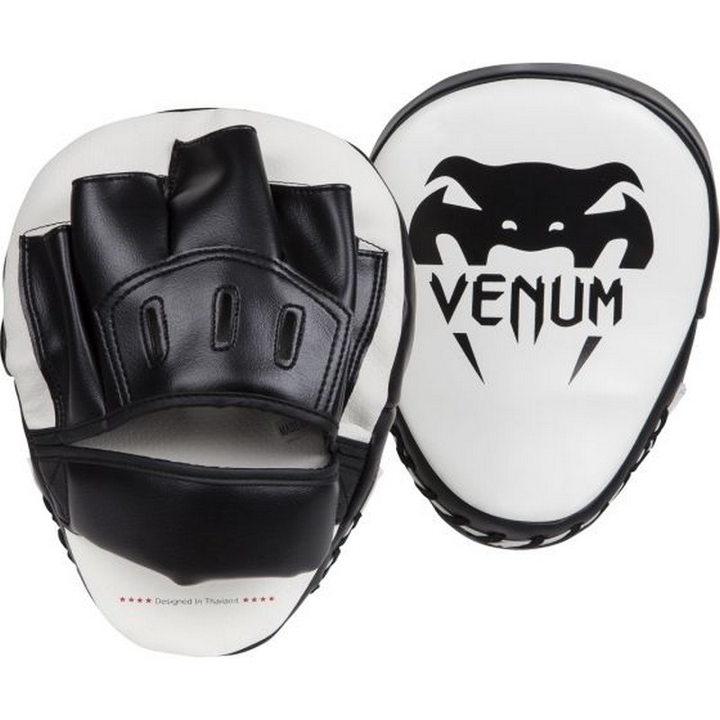 фото Лапы venum light focus mitts venum-1119 белый\черный