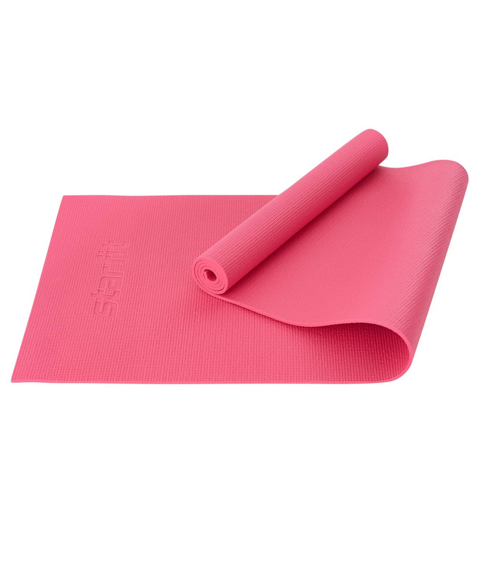 фото Коврик для йоги и фитнеса 183x61x0,6см star fit pvc fm-101 розовый