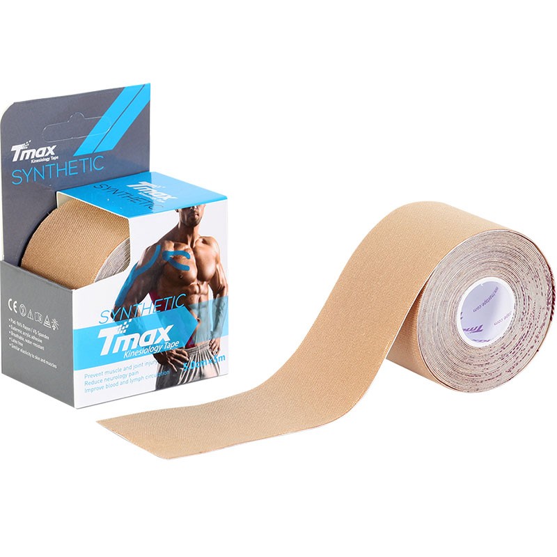 фото Тейп кинезиологический tmax synthetic biege 5 см x 5 м 423310 телесный