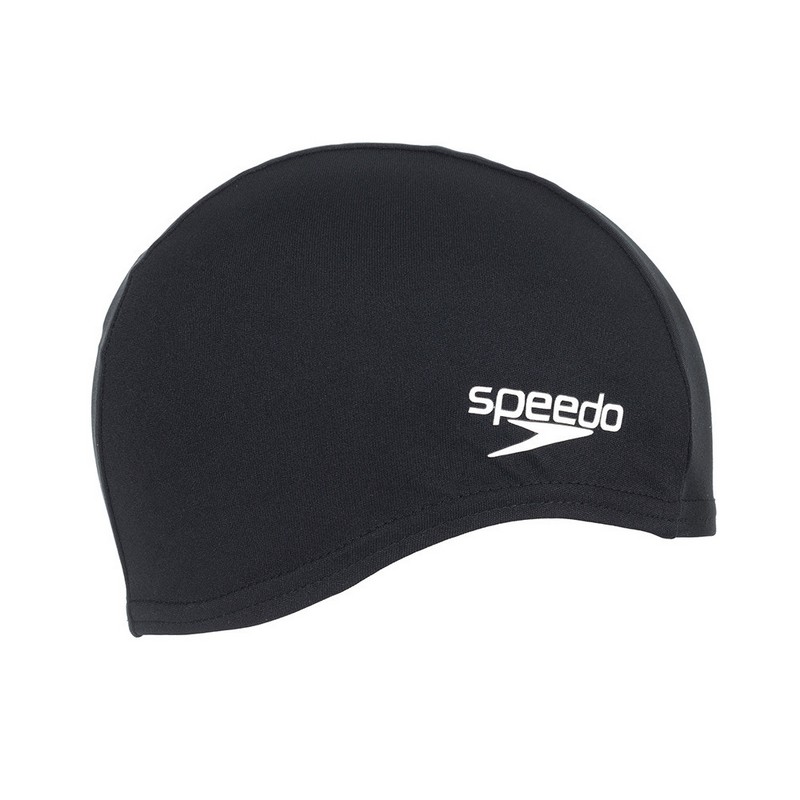фото Шапочка для плавания speedo polyester cap 8-710080001 черный