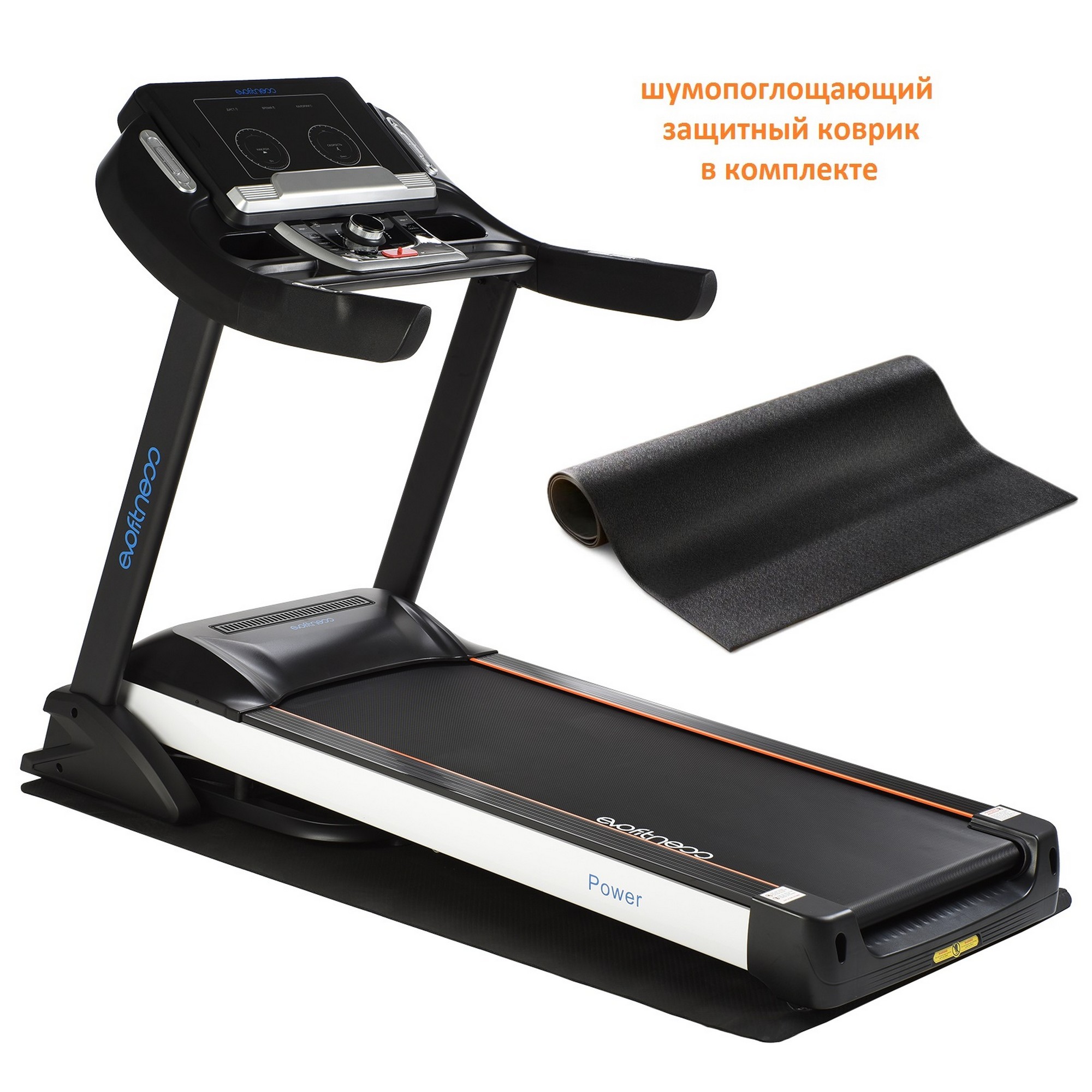 фото Беговая дорожка evo fitness power (коврик в комплекте)