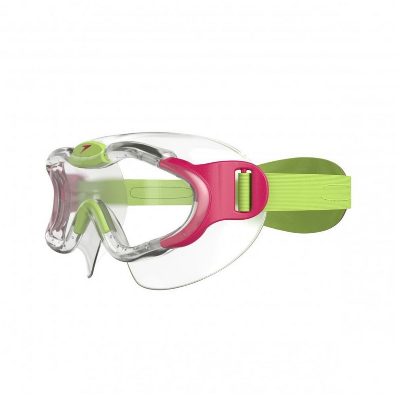 фото Очки для плавания, детские speedo sea squad mask jr 8-087638028 прозрачные