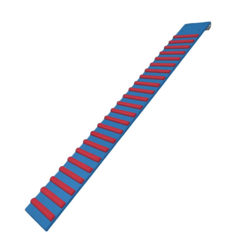 фото Доска ребристая dinamika с зацепами навесная 1600 мм (цветная) zso-002457
