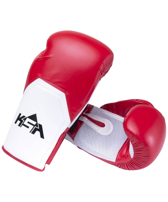фото Перчатки боксерские ksa scorpio red, к/з, 10 oz