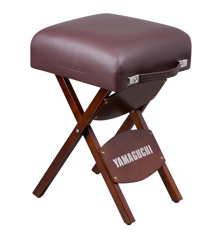 фото Складной стул для массажиста yamaguchi comfort (коричневый)