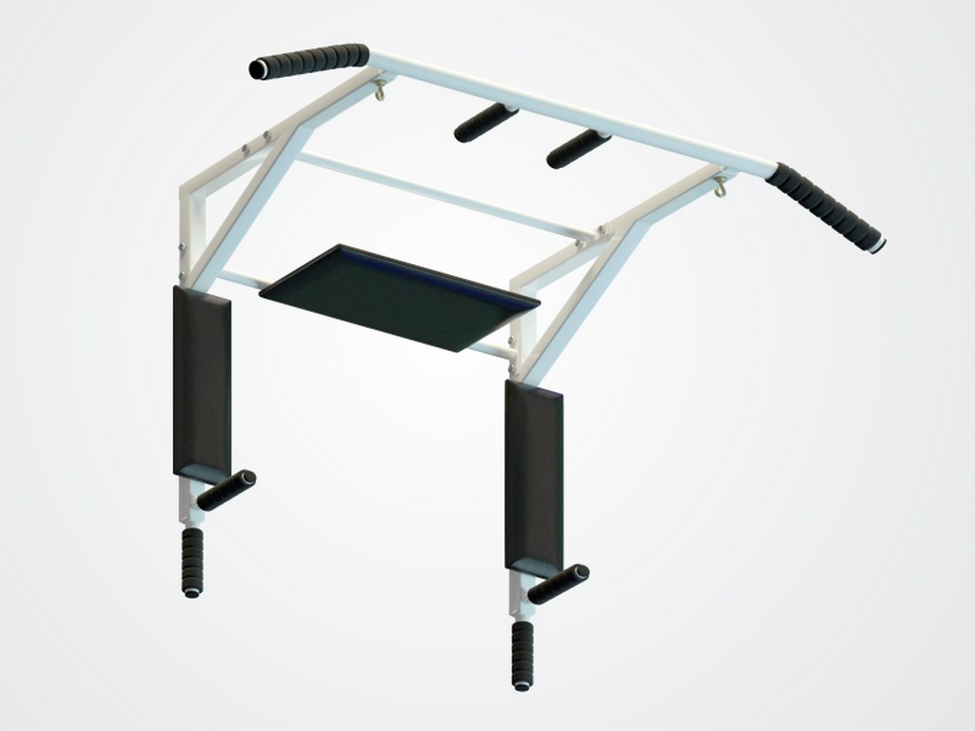 фото Турник настенный spektr sport 3 в 1 sp t-31 стэнли разборный белый
