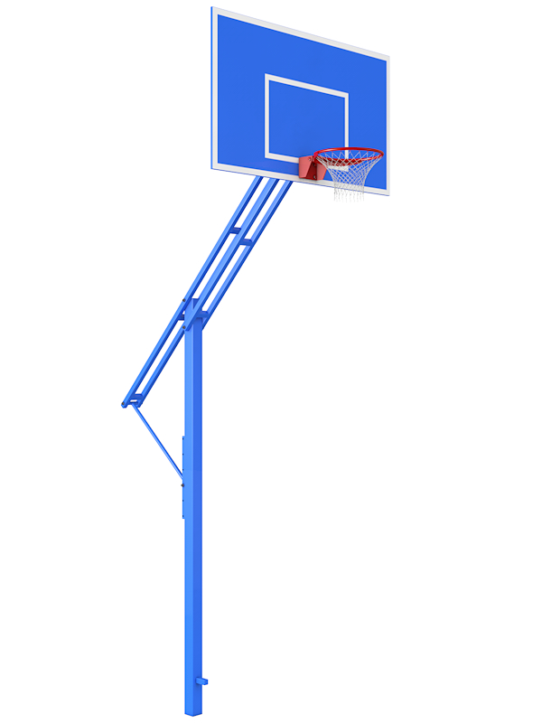 фото Баскетбольная стойка с регулировкой высоты кольца glav 01.110