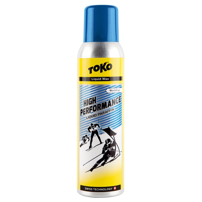 фото Экспресс смазка toko 5502043 high performance liquid parafin blue (-10°с -30°с) 125ml