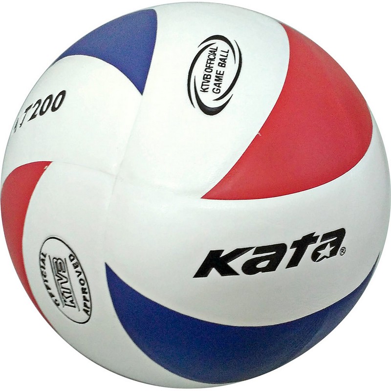 фото Мяч волейбольный kata c33287 р.5 бело-сине-красный
