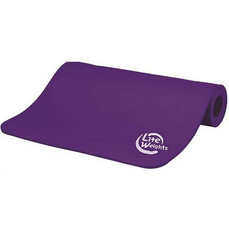 фото Коврик для йоги и фитнеса lite weights 180x61x1см 5420lw фиолетовый