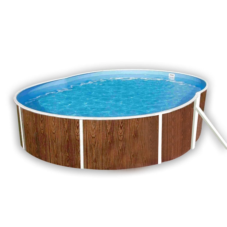 фото Морозоустойчивый бассейн azuro 404dl, овальный 5,5х3,7х1,2 м mosaic (без оборудования)