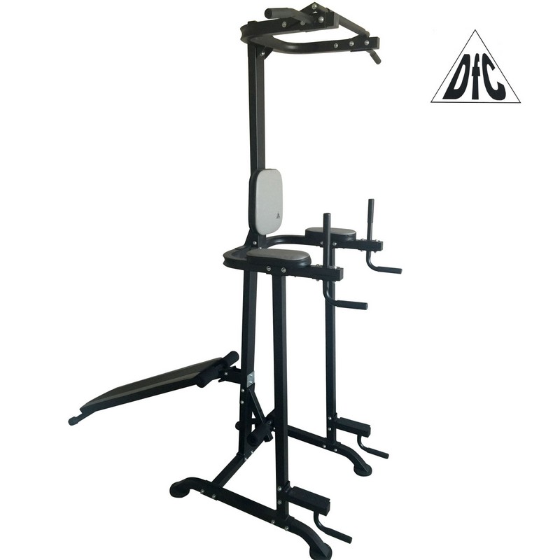 фото Выставочный образец тренажер multi power basic trainer со скамьей dfc vt-7005