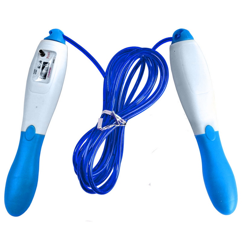 фото Скакалка со счетчиком 2,8 м (синяя) r18152-1 nobrand