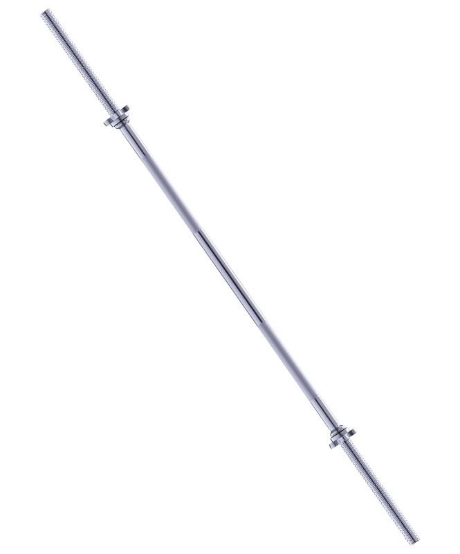 фото Гриф для штанги прямой core 180 см, d25 мм, металлический, с металлическими замками star fit bb-103
