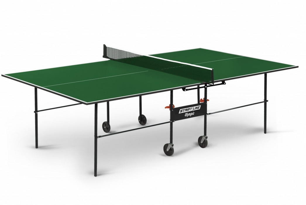 фото Теннисный стол start line olympic с сеткой green