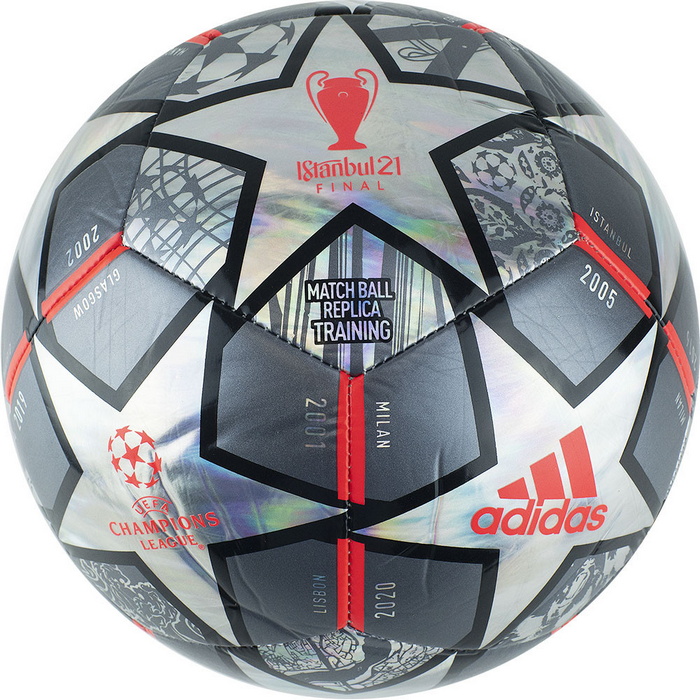 фото Мяч футбольный adidas finale training foil gk3498, р.5