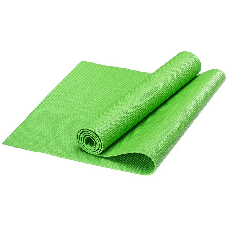 фото Коврик для йоги pvc, 173x61x0,3 см hkem112-03-green зеленый nobrand