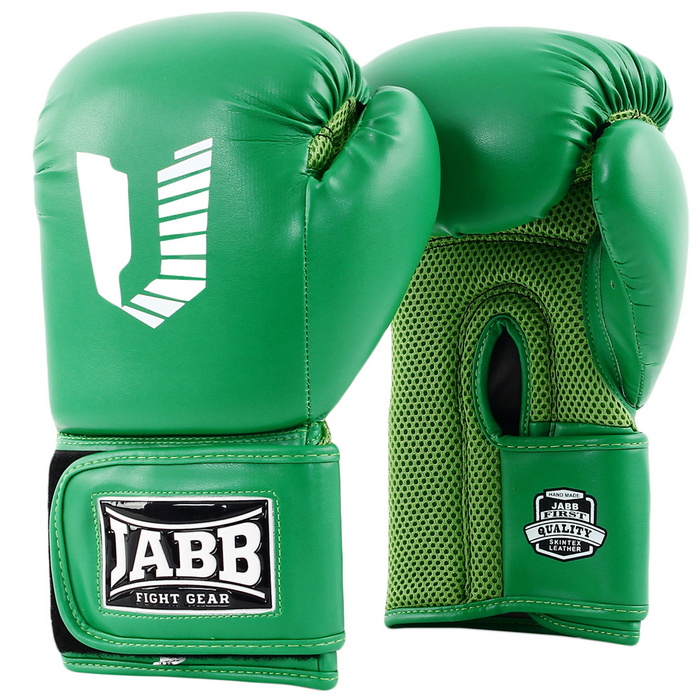 фото Боксерские перчатки jabb je-4056/eu air 56 зеленый 8oz