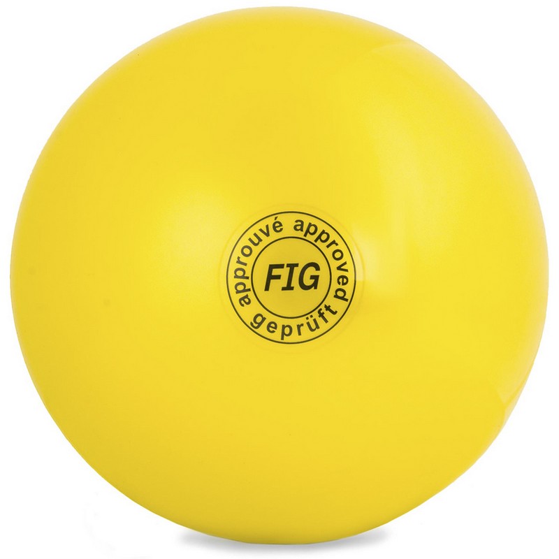 фото Мяч для художественной гимнастики d15см gc 01 жёлтый nobrand