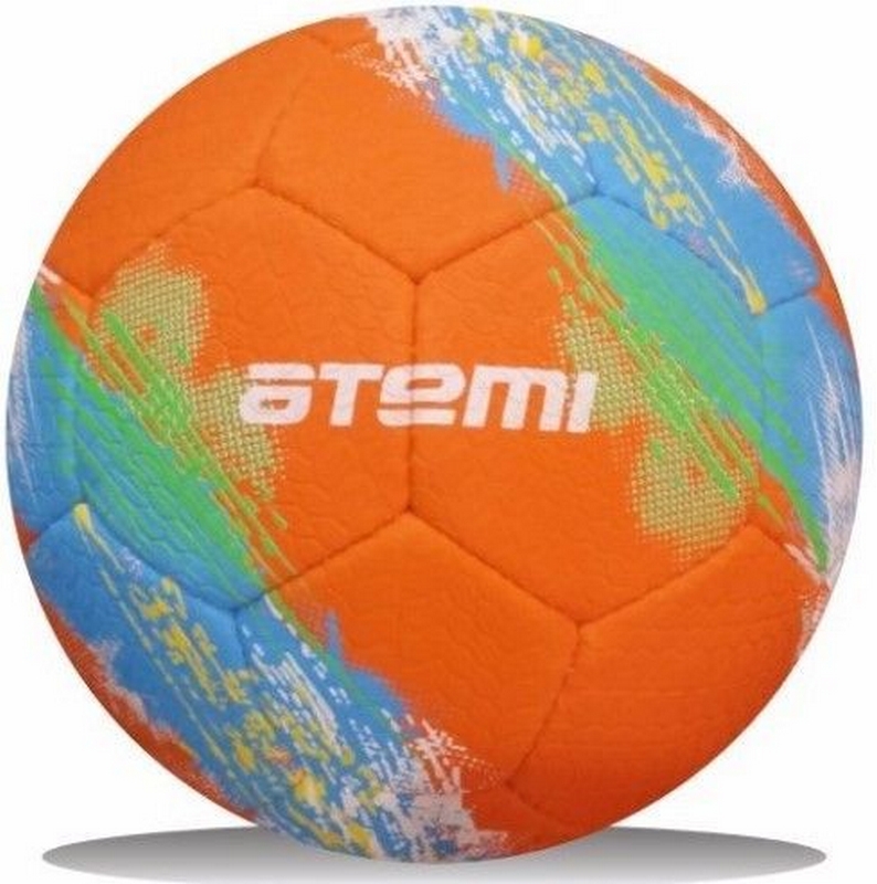 фото Мяч футбольный р.5 atemi galaxy, оранжевый