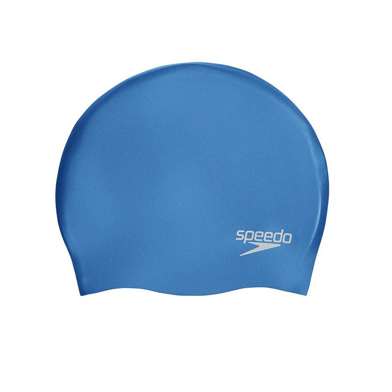 фото Шапочка для плавания speedo plain molded silicone cap 8-70984d437 голубой