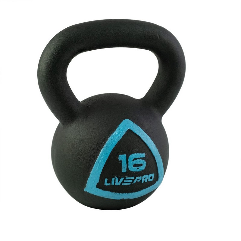 фото Чугунная гиря 16кг live pro solid cast iron kettlebell nl\lp8041-16\00-00-00