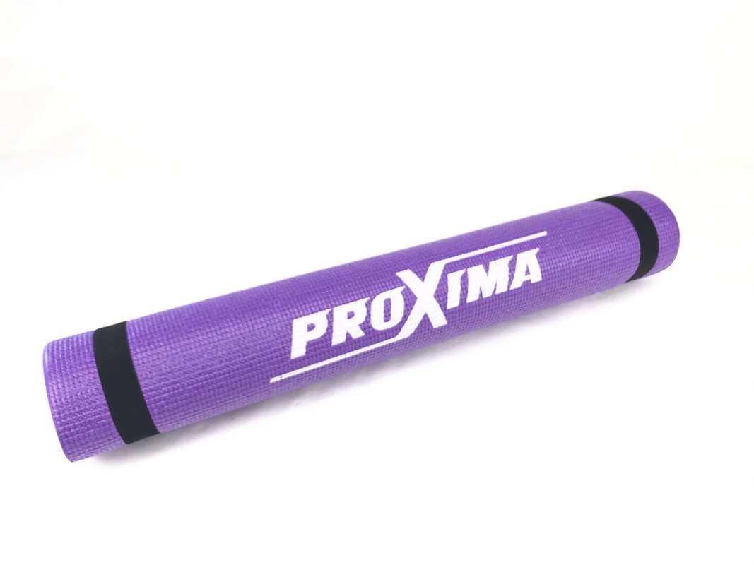 фото Коврик для йоги 170x60x0,4 proxima yg03-2 фиолетовый
