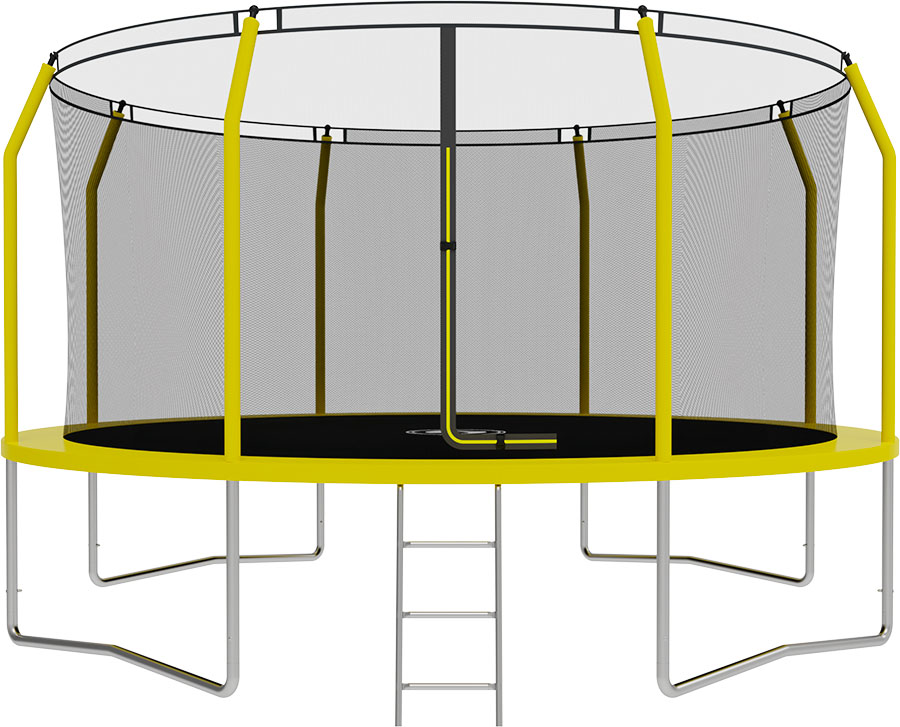 фото Батут swollen comfort zip 14 ft (yellow)