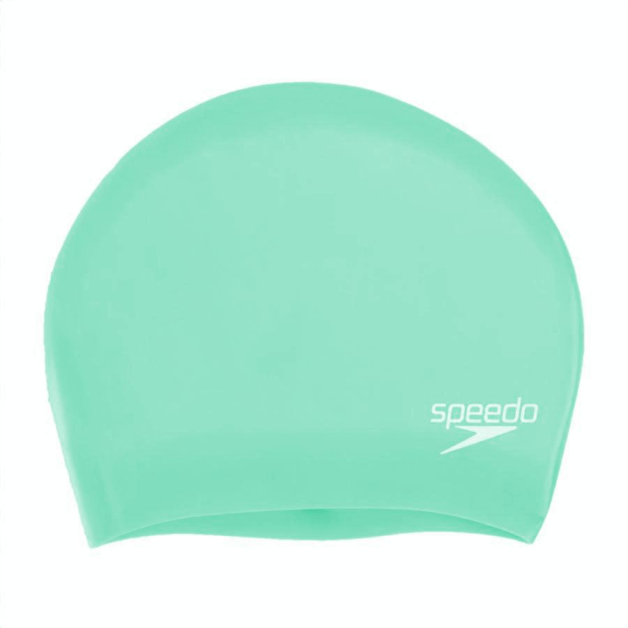 фото Шапочка для плавания speedo long hair cap 8-06168b961, бирюзовый, силикон