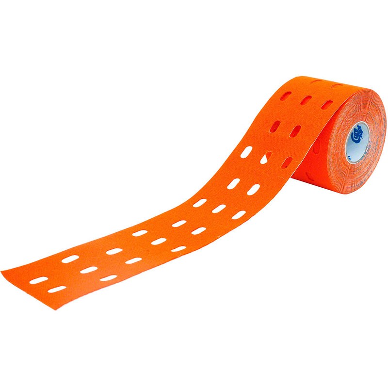 фото Тейп кинезиологический curetape punch orange, перфорированный