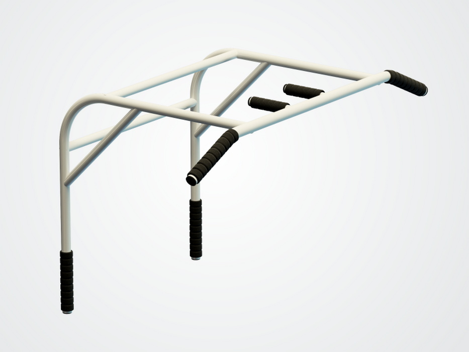 фото Турник настенный 2 в 1 spektr sport t2 лайтстоун белый