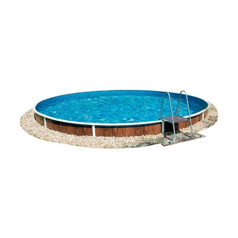 фото Морозоустойчивый бассейн круглый 550х120см mountfield azuro 403dl mosaic (без оборудования)