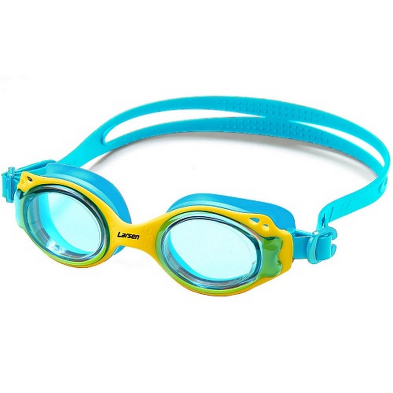 фото Очки для плавания детские larsen ds-gg209 yellow\blue